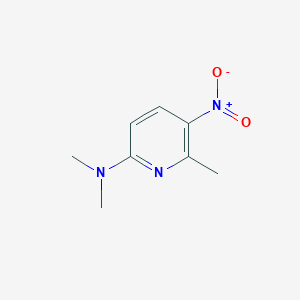 molecular formula C8H11N3O2 B8687228 N,N,6-trimethyl-5-nitropyridin-2-amine 
