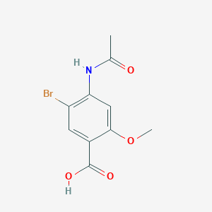 4-Acetamido-5-bromo-2-methoxybenzoic acid
