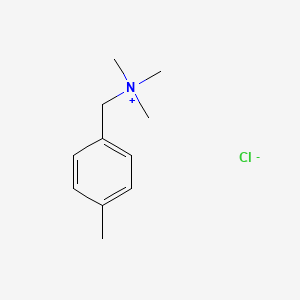 molecular formula C11H18ClN B8687298 trimethyl-[(4-methylphenyl)methyl]azanium;chloride CAS No. 4519-36-2