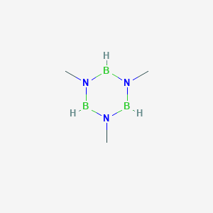 molecular formula C3H12B3N3 B086873 1,3,5-Trimethylborazine CAS No. 1004-35-9
