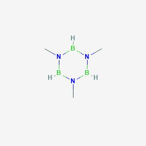 molecular formula C3H12B3N3 B086873 硼嗪，1,3,5-三甲基- CAS No. 1004-35-9