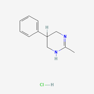 2-Methyl-5-phenyl-1,4,5,6-tetrahydropyrimidine hydrochloride