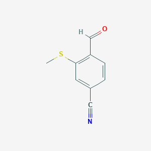 4-Formyl-3-(methylsulfanyl)benzonitrile