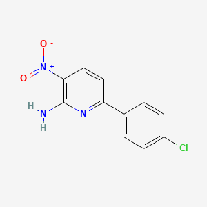 6-(4-Chlorophenyl)-3-nitropyridin-2-ylamine
