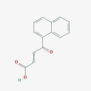 molecular formula C14H10O3 B8687411 4-(Naphthalen-1-yl)-4-oxobut-2-enoic acid CAS No. 113816-26-5