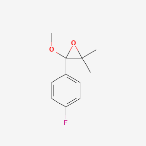 2-(4-Fluorophenyl)-2-methoxy-3,3-dimethyloxirane