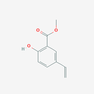 molecular formula C10H10O3 B8687474 Methyl 5-ethenyl-2-hydroxybenzoate CAS No. 61393-01-9