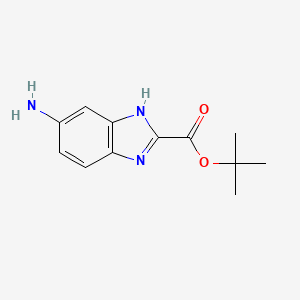 tert-butyl 6-amino-1H-benzo[d]imidazole-2-carboxylate