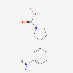 Methyl 3-(3-aminophenyl)pyrrolidine-1-carboxylate