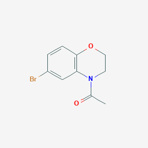 1-(6-bromo-2H-benzo[b][1,4]oxazin-4(3H)-yl)ethanone