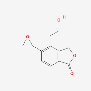 4-(2-hydroxyethyl)-5-oxiran-2-yl-2-benzofuran-1(3H)-one