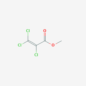 molecular formula C4H3Cl3O2 B8687601 Methyl trichloropropenoate CAS No. 17640-12-9