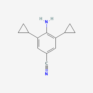 4-Amino-3,5-dicyclopropylbenzonitrile