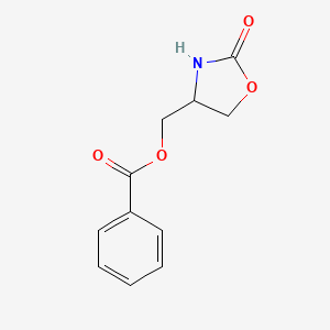 (2-Oxo-1,3-oxazolidin-4-yl)methyl benzoate