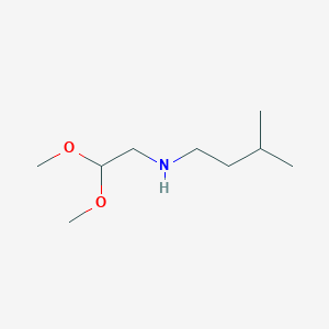 N-(2,2-dimethoxyethyl)-3-methylbutan-1-amine