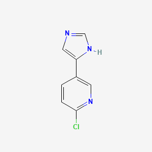 2-chloro-5-(1H-imidazol-5-yl)pyridine