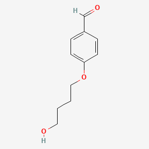 molecular formula C11H14O3 B8687668 4-(4-Hydroxybutyloxy)benzaldehyde CAS No. 92176-41-5