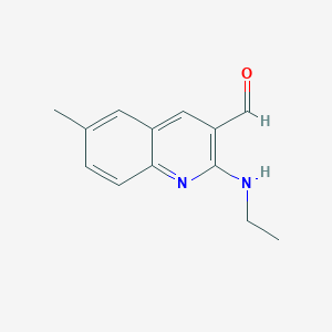 2-(Ethylamino)-6-methylquinoline-3-carbaldehyde