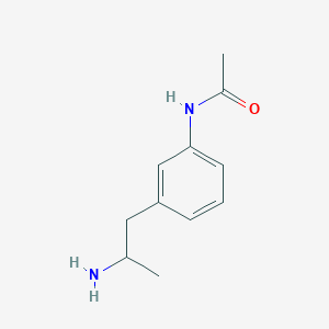 N-[3-(2-Aminopropyl)phenyl]acetamide