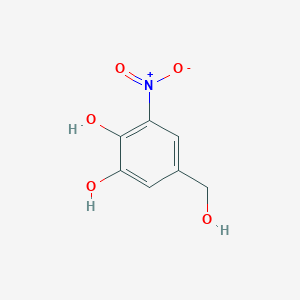 5-(Hydroxymethyl)-3-nitrobenzene-1,2-diol