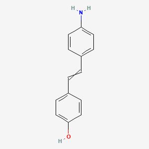 4-[2-(4-Aminophenyl)ethenyl]phenol
