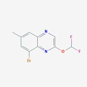 8-Bromo-2-(difluoromethoxy)-6-methylquinoxaline