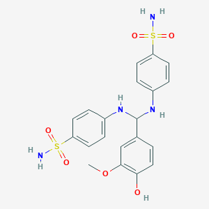 molecular formula C20H22N4O6S2 B086878 Vanyldisulfamide CAS No. 119-85-7