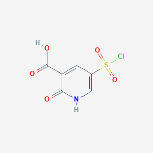 5-(Chlorosulfonyl)-2-hydroxynicotinic acid
