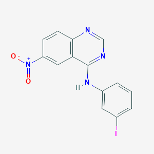N-(3-Iodophenyl)-6-nitroquinazolin-4-amine
