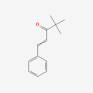 molecular formula C13H16O B8687833 4,4-Dimethyl-1-phenylpent-1-en-3-one 