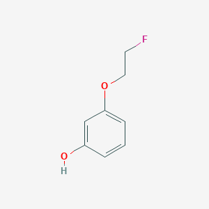 molecular formula C8H9FO2 B8687836 2-Fluoroethyl 3-hydroxyphenyl ether 