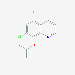7-Chloro-5-iodo-8-[(propan-2-yl)oxy]quinoline
