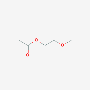 molecular formula C5H10O3<br>CH3COOCH2CH2OCH3<br>C5H10O3 B086879 2-Methoxyethyl acetate CAS No. 110-49-6