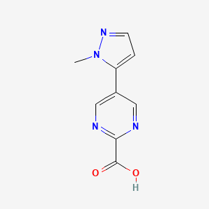 5-(1-methyl-1H-pyrazol-5-yl)pyrimidine-2-carboxylic acid