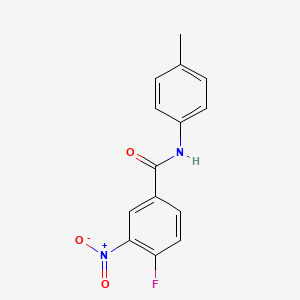 4-fluoro-N-(4-methylphenyl)-3-nitrobenzamide