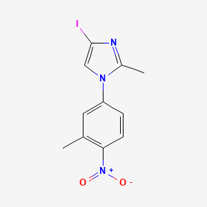 4-Iodo-2-methyl-1-(3-methyl-4-nitrophenyl)-1H-imidazole
