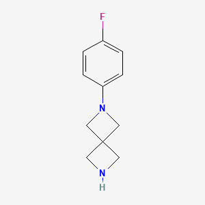 2-(4-Fluorophenyl)-2,6-diazaspiro[3.3]heptane