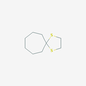 molecular formula C9H16S2 B086880 1,4-Dithiaspiro(4.6)undecane CAS No. 184-32-7