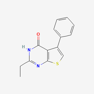 2-ethyl-5-phenyl-3H-thieno[2,3-d]pyrimidin-4-one