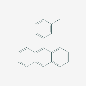 molecular formula C21H16 B8688043 9-(3-Methylphenyl)anthracene CAS No. 77979-28-3