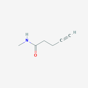molecular formula C6H9NO B8688051 N-methylpent-4-ynamide 