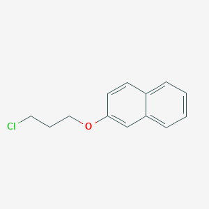 molecular formula C13H13ClO B8688072 3-(2-Naphthyloxy)-1-chloropropane CAS No. 56231-42-6