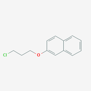 molecular formula C13H13ClO B8688072 2-(3-Chloropropoxy)naphthalene CAS No. 56231-42-6