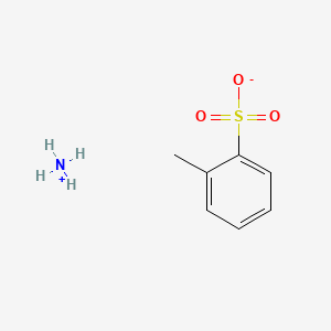 molecular formula C7H8O3S.H3N<br>C7H11NO3S B8688134 Ammonium toluenesulfonate CAS No. 26447-09-6