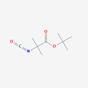 molecular formula C9H15NO3 B8688170 Tert-butyl 2-isocyanato-2-methylpropanoate 