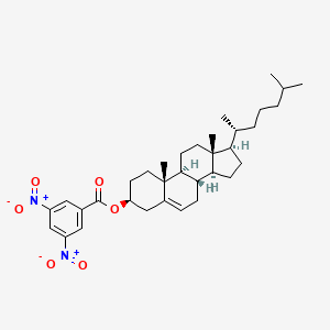 molecular formula C34H48N2O6 B8688187 Cholest-5-en-3-ol (3beta)-, 3,5-dinitrobenzoate 