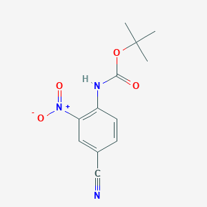 N-t-butoxycarbonyl-4-cyano2-nitroaniline