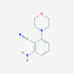 2-Amino-6-morpholinobenzonitrile