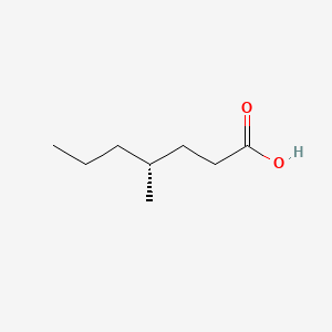 molecular formula C8H16O2 B8688293 (R)-4-Methylheptanoic acid CAS No. 115109-01-8