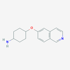 cis-4-(Isoquinolin-6-yloxy)-cyclohexylamine